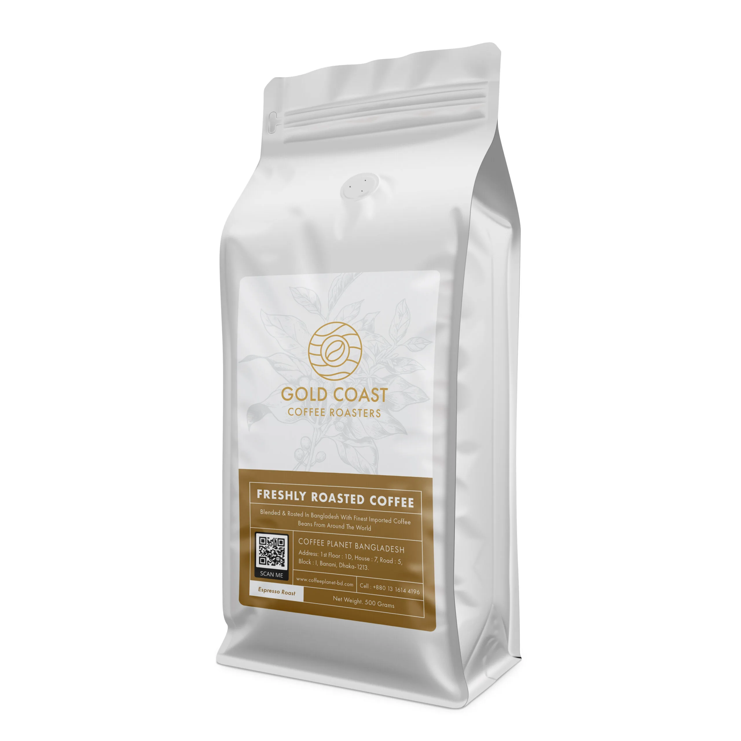 Gold Coast Coffee Roasters House Blend Freshly Roasted Coffee Beans Packaging