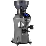 The Cunill Iconic Tron ABS on-demand grinder, a silent commercial grinder with a 1kg hopper and touch screen, for cafes.