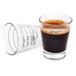 Coffee Shot Glass Heat-Resistant with Measuring Marks