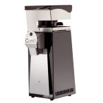 The Cunill Hawai Inox, a commercial shop grinder in stainless steel, designed for high-volume bulk coffee grinding for retail bags.