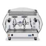 La Pavoni Diamante 2 Group Gold Commercial Espresso Machine with E61 Group Head