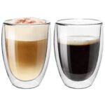 Double Wall Coffee Cup 350ML – Insulated Glass Mug in Bangladesh