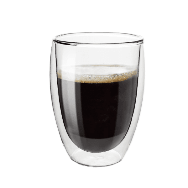 Double Wall Coffee Cup 350ML – Insulated Glass Mug in Bangladesh