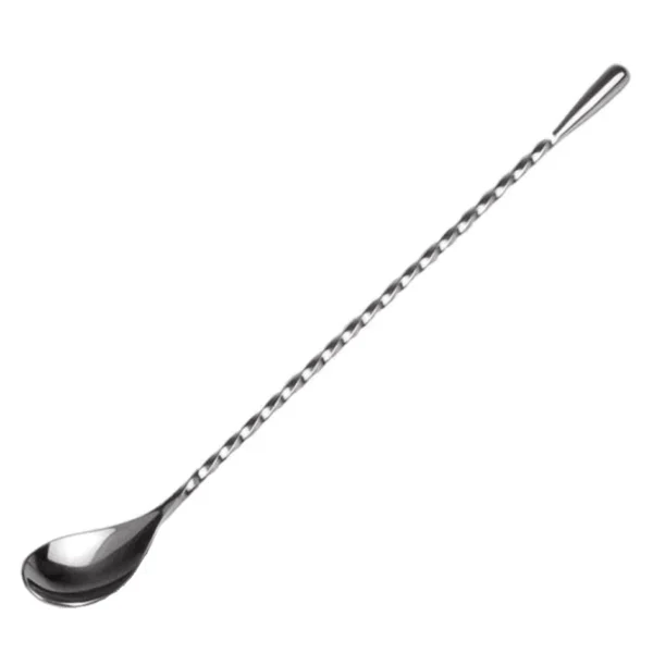 Stainless Steel Bar Spoon – 12 Inch Cocktail Mixing Stirrer for Drinks