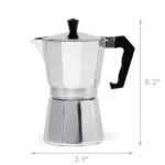 Moka Pot (Stovetop Espresso Maker) – Italian Coffee Brewer | Delivery All Over Bangladesh (600ml) - Image 2