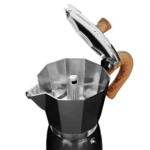 Moka Pot Black (Stovetop Espresso Maker) – Italian Coffee Brewer | Delivery All Over Bangladesh (150ml) - Image 5