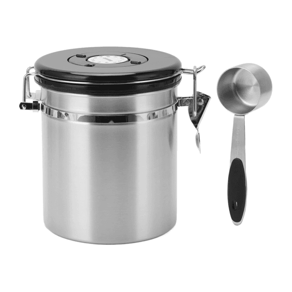 Airtight coffee canister for fresh coffee bean storage in Bangladesh