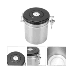 Airtight coffee canister capacity options