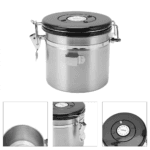 Airtight coffee canister used in home kitchen
