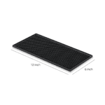 Rubber bar mat non slip surface close up