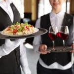 14 Inch Round Serving Tray | Anti-Slip Restaurant & Café Serving Tray | Professional Food Serving Tray Bangladesh - Image 3