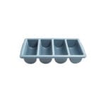 4 compartment plastic cutlery organizer tray for cafés and coffee shops in Bangladesh