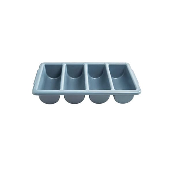 4 compartment plastic cutlery organizer tray for cafés and coffee shops in Bangladesh