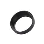 Black aluminum espresso dosing funnel for portafilter coffee preparation in Bangladesh