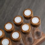 Glass Coffee Bean Storage Tube Set with Wooden Stand | Airtight Coffee Bean Container Set Bangladesh - Image 3