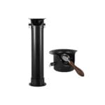 Commercial Floor Standing Coffee Knock Box Tube | Espresso Coffee Grounds Waste Bin | Heavy Duty Knock Box Bangladesh - Image 2