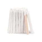 Disposable individually wrapped wooden coffee stirrers for cafés and coffee shops in Bangladesh