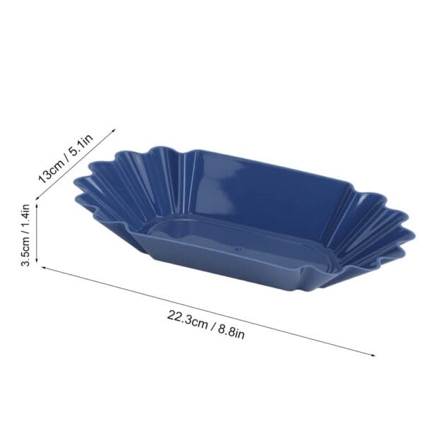 Blue coffee bean cupping tray for coffee bean sampling and display in Bangladesh